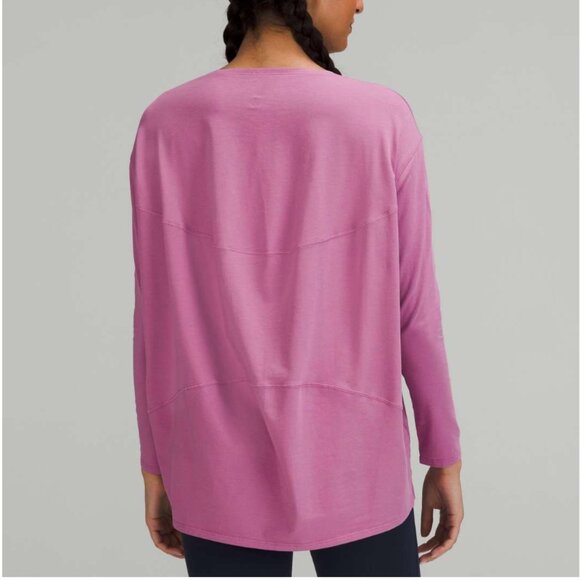 Lululemon Back in Action Long-Sleeve Shirt Velvet Dust - Picture 2 of 6